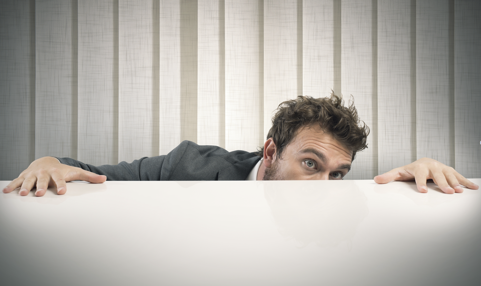 CEO/business person afraid of creating the wrong first impression during presentation/conversations.